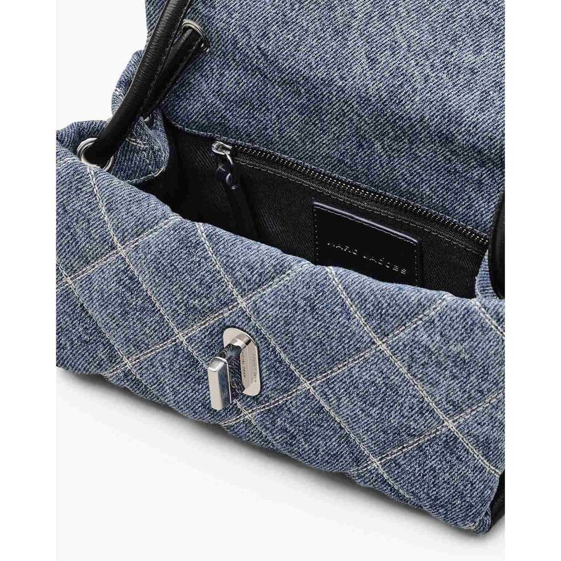 MARC JACOBS The Quilted Denim Mini Dual Shoulder Bag image number 2